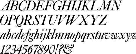 Caslon 540 Italic