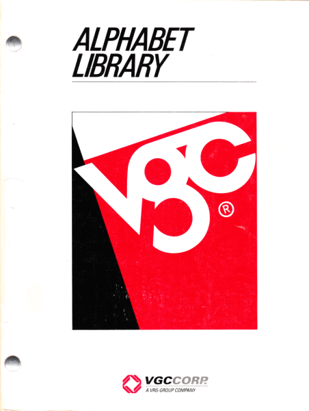 VGC Alphabet Library