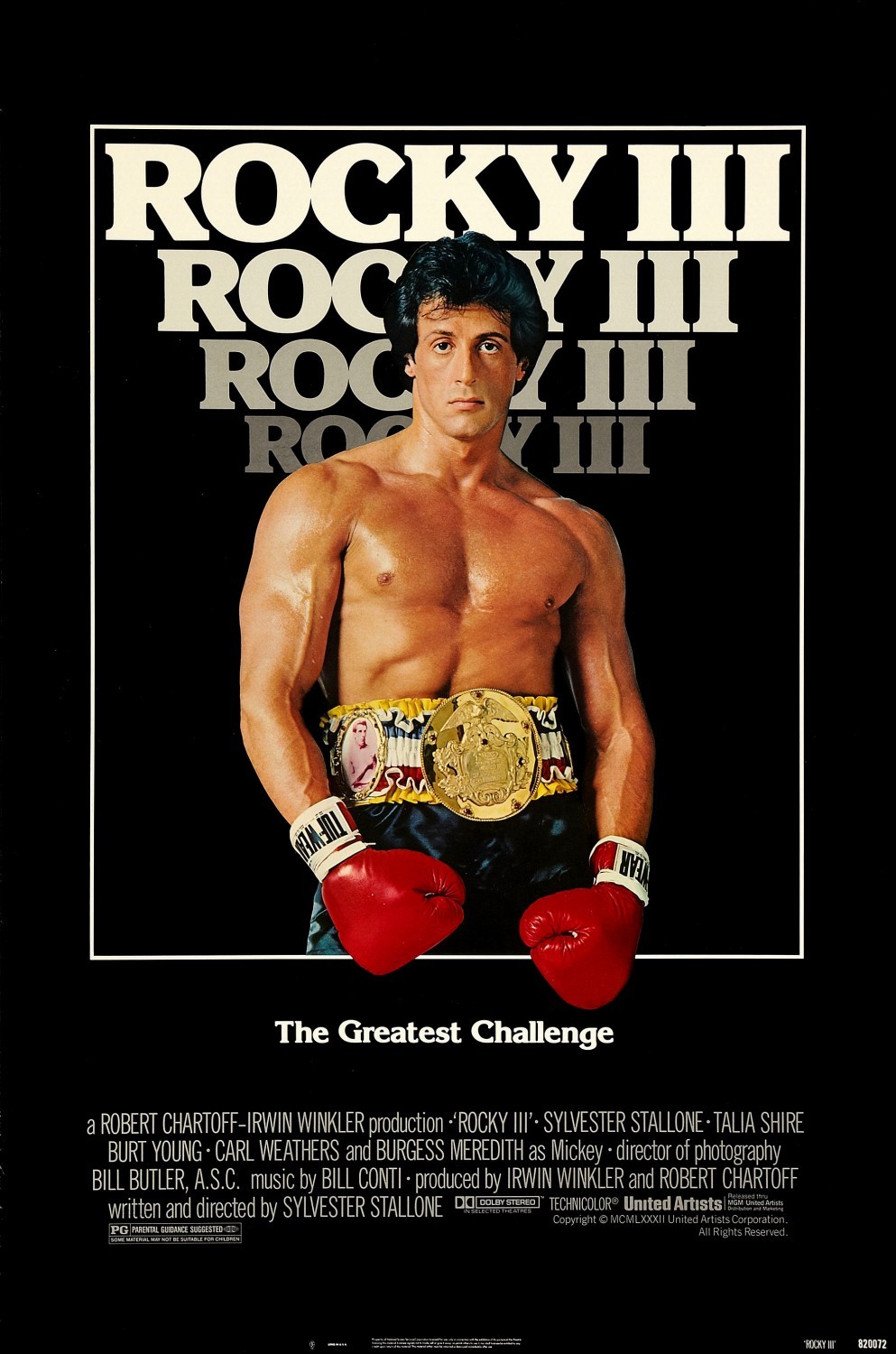 Sylvester Stallone Rocky III logo