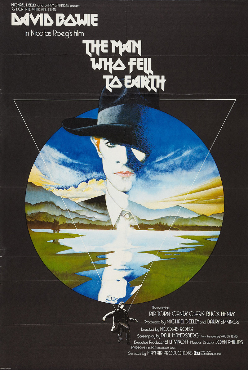 David Bowie The Man Who Fell to Earth  Movie Posters