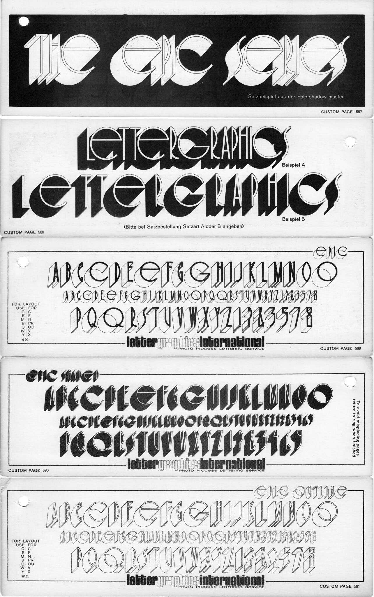 The Epic Series (Lettergraphics)