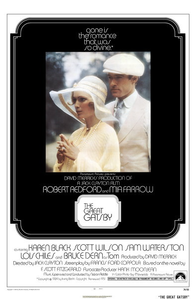 The Great Gatsby,1974 - Robert Redford, Mia Farrow, Jack Clayton