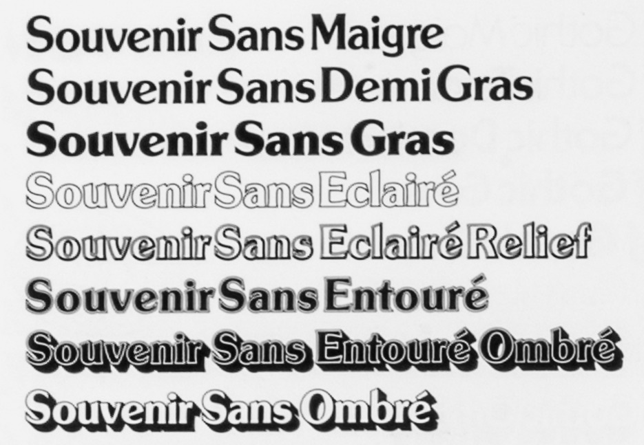 Souvenir Sans