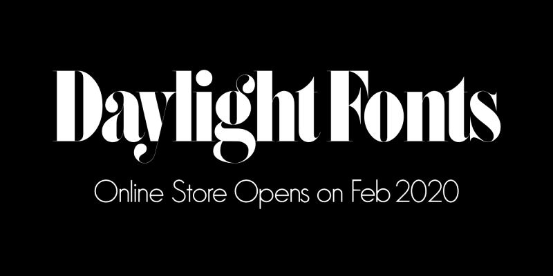 Daylight Fonts Online Store