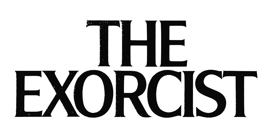 The Exorcist movie title logo