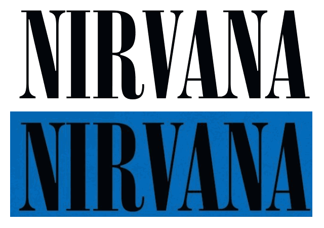 Nirvana nevermind cover font - kopranking