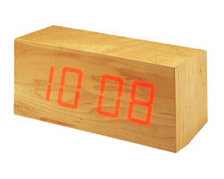 TO:CA デジタル置き時計 TO:CA - 木のデジタル時計 ||||